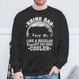 Rhino Dad Like A Regular Dad Rhino Father's Day Sweatshirt Gifts for Old Men