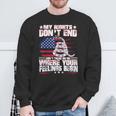 My Rights Don't End Where Your Feelings Begin GunSweatshirt Gifts for Old Men