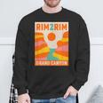 Rim 2 Rim Grand Canyon R2r Rim2rim Hike Trail Run Sweatshirt Gifts for Old Men