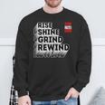 Rise Shine Grind Rewind Humble Hustle Work Hard Entrepreneur Sweatshirt Gifts for Old Men