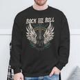 Rock And Roll Guitarraintage Rock Music Sin Mangas Camisa de entrenamiento Regalos para ancianos