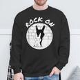 Rock'n'roll Hand Rabbit Sweatshirt Geschenke für alte Männer