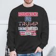 Roughnecks For Trump Blue Collar Conservative Oil Rig Hand Sweatshirt Gifts for Old Men