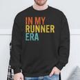 In My Runner Era Running Marathon Fitness Running Dad Sweatshirt Gifts for Old Men