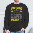 Running Stop Saying Amazing Sweatshirt Gifts for Old Men