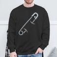 Safety Pin Anti-Hate Liberal Anti-Trump Solidarity Sweatshirt Gifts for Old Men