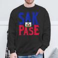 Sak Pase Niedliches Haitian-Creolen-Geschenk Sweatshirt Geschenke für alte Männer