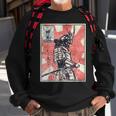 Samurai Warrior Bushido Vintage Retro Japanese Aesthetic Sweatshirt Gifts for Old Men
