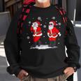 Santa Claus Griddy Dance Christmas Xmas Pajama Boys Sweatshirt Gifts for Old Men
