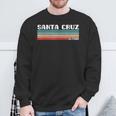 Santa Cruz California Retro Vintage Sweatshirt Gifts for Old Men