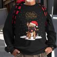 Santa Xmas Frenchie Merry Christmas French Bulldog Puppy Sweatshirt Gifts for Old Men