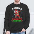 Santa's Favorite Mexican Christmas Holiday Mexico Sweatshirt Gifts for Old Men