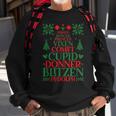 Santa's Reindeer Name Rudolph Family Ugly Christmas Sweater Sweatshirt Gifts for Old Men