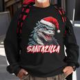 Santazilla Japanese Monster Kaiju Christmas Sweatshirt Gifts for Old Men