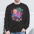 Saved By The Lab Medical Science Laboratory Lab Week 2024 Sweatshirt Gifts for Old Men
