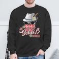 An Scheiss Muas I Hirsch Muass Grantln Bavarian Grantler Sweatshirt Geschenke für alte Männer