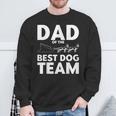 Schlittenhunderennen Papa Bestes Hundeteam Hundeschlitten Sweatshirt Geschenke für alte Männer