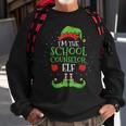 Im The School Counselor Elf Christmas Sweatshirt Gifts for Old Men