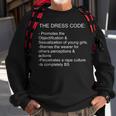 School Dress Code Protest Sweatshirt Gifts for Old Men