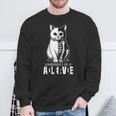 Schrödinger's Cat Dead And Alive Quantum Mechanics Physics Sweatshirt Geschenke für alte Männer