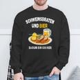 Schweinefraten Bayrisch Brotzeit In Der Wirtschaft Sweatshirt Geschenke für alte Männer