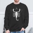 Scorpio Zodiac Sign Neon Scorpion Sweatshirt Gifts for Old Men