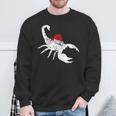 Scorpion Santa Hat Christmas Pajama Sweatshirt Gifts for Old Men