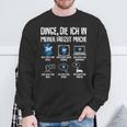 Scotland Flag Scottish Scottish Black Sweatshirt Geschenke für alte Männer