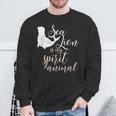 Sea Lion Is My Spirit Animal Sea Lion Sweatshirt Gifts for Old Men