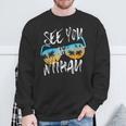 See You In Niihau Retro Sunglasses Vintage Ni'ihau Surfer Sweatshirt Gifts for Old Men