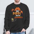 Sei Pippi Nicht Annika Langärmeliges Sweatshirt, Emanzipations Powerfrauen Tee Geschenke für alte Männer