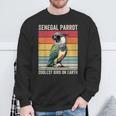 Senegal Parrot Coolest Bird On Earth Senegal Parrot Sweatshirt Gifts for Old Men