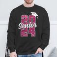 Senior 2024 Girls Class Of 2024 Graduate College High School Sweatshirt Gifts for Old Men