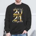 Senior Class Of 2024 Congrats Graduate Last Day Of School Sweatshirt Gifts for Old Men