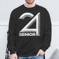 Senior Class Of 2024 Graduation High School College Sweatshirt Gifts for Old Men