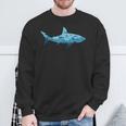 Shark Lover Ocean Animal Marine Biology Sweatshirt Gifts for Old Men