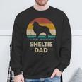 Sheltie Dad For Sheltie Dogintage Sweatshirt Geschenke für alte Männer