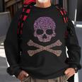 Silhouette Icon Pirate Skull & Crossbones Girls Pirate Sweatshirt Gifts for Old Men