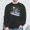 Skeleton Dj Music Mixer Record Decks Musician Music Lover Sweatshirt Gifts for Old Men