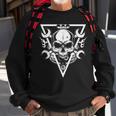 Skull Auto Mechanic Cars Garage Tuning Workshop Screwdriver Sweatshirt Gifts for Old Men