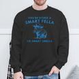 Are You A Smart Fella Or Fart Smella Vintage Style Retro Sweatshirt Gifts for Old Men