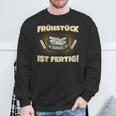 Snus Frühstück Ist Fertig Chew Tobacco Nicotine Snus Sweatshirt Geschenke für alte Männer