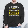 So Sieht Der Beste Wirt Der Welt Sweatshirt Geschenke für alte Männer