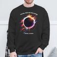 Solar Eclipse 2024 4824 Totality Event Watching Souvenir Sweatshirt Gifts for Old Men
