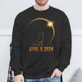 Solar Eclipse 2024 Dog Totality Sweatshirt Gifts for Old Men