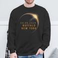 Solar Eclipse 2024 State New York Total Solar Eclipse Sweatshirt Gifts for Old Men