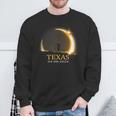 Solar Eclipse 2024 State Texas Total Solar Eclipse Sweatshirt Gifts for Old Men