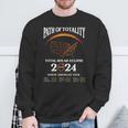 Solar Eclipse Path Of Totality Solar Eclipse April 8 2024 Sweatshirt Gifts for Old Men