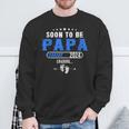 Soon To Be Papa Est 2024 Retroatertag New Daddy Sweatshirt Geschenke für alte Männer