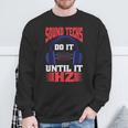 Sound Techs Do It Until It Hz Camisa de entrenamiento Regalos para ancianos